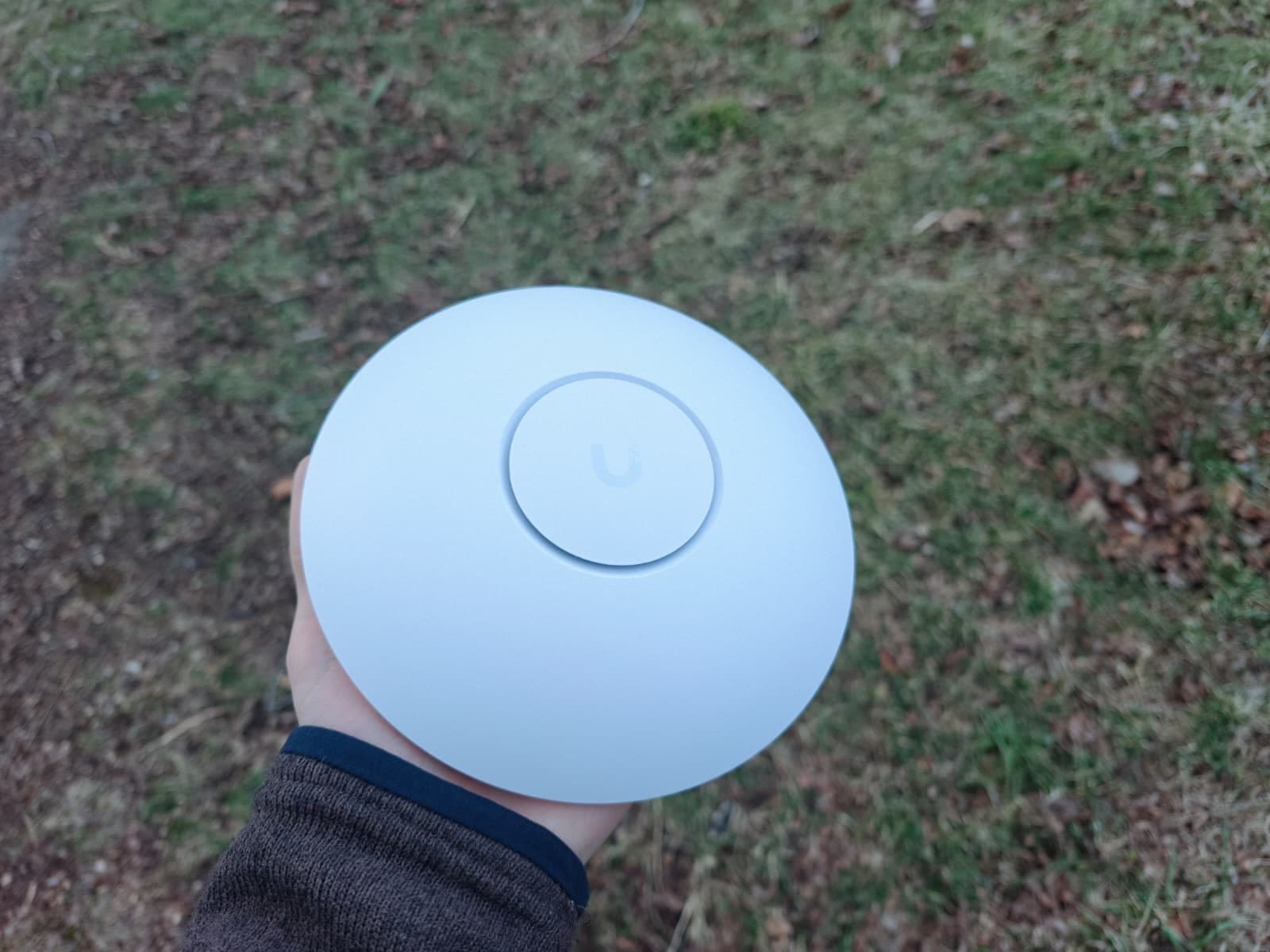 WiFi access point installed in ceiling